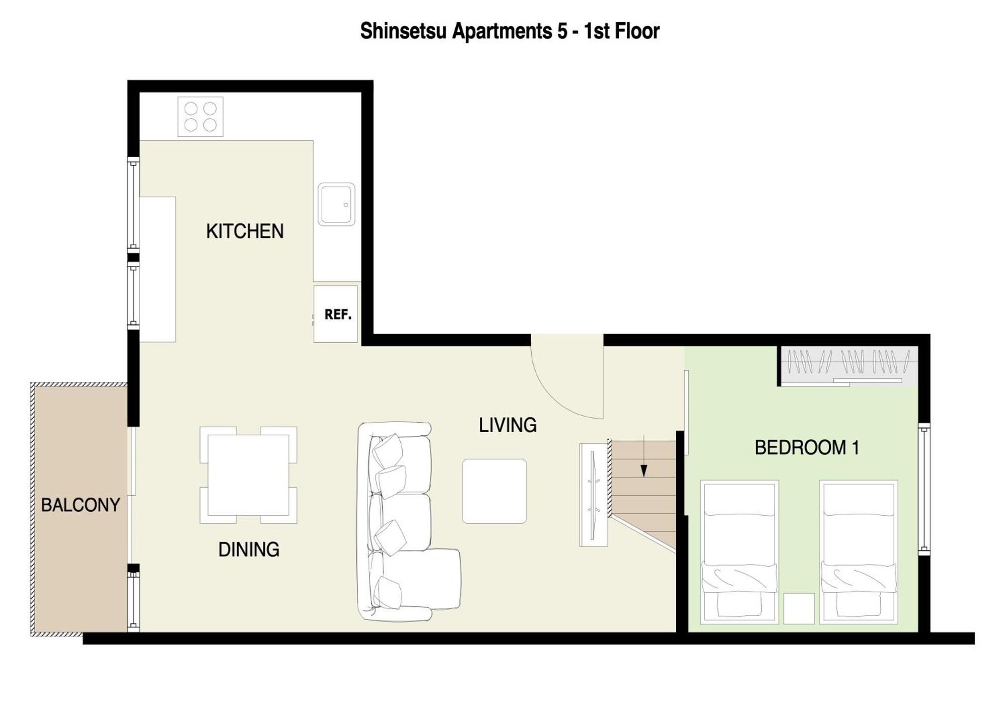 Shinsetsu Apartment Kutchan Phòng bức ảnh